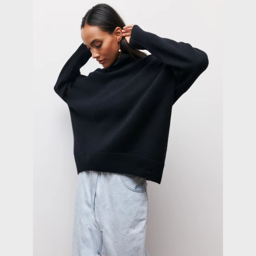 Lun højhalset sweater