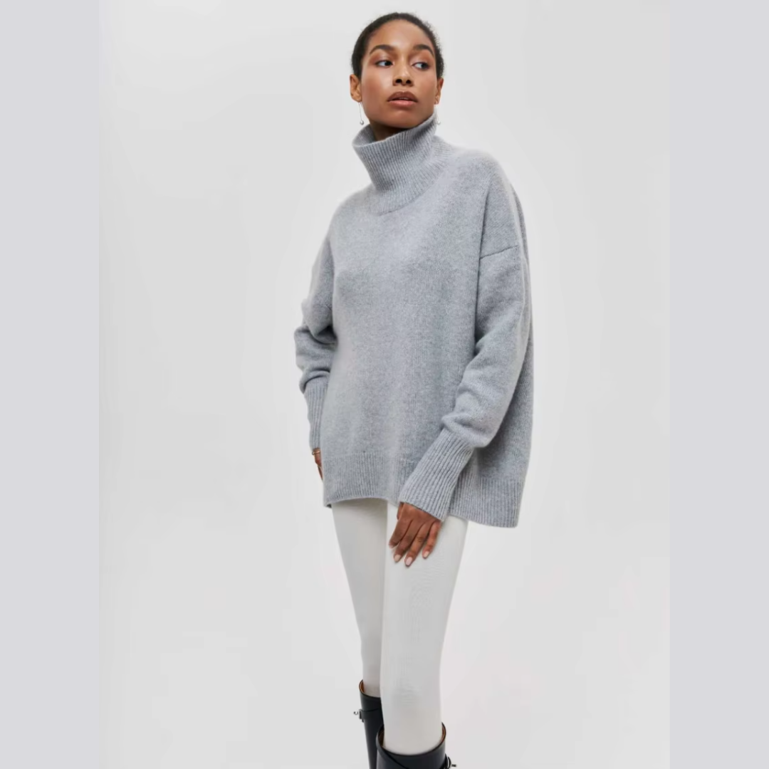 Lun højhalset sweater