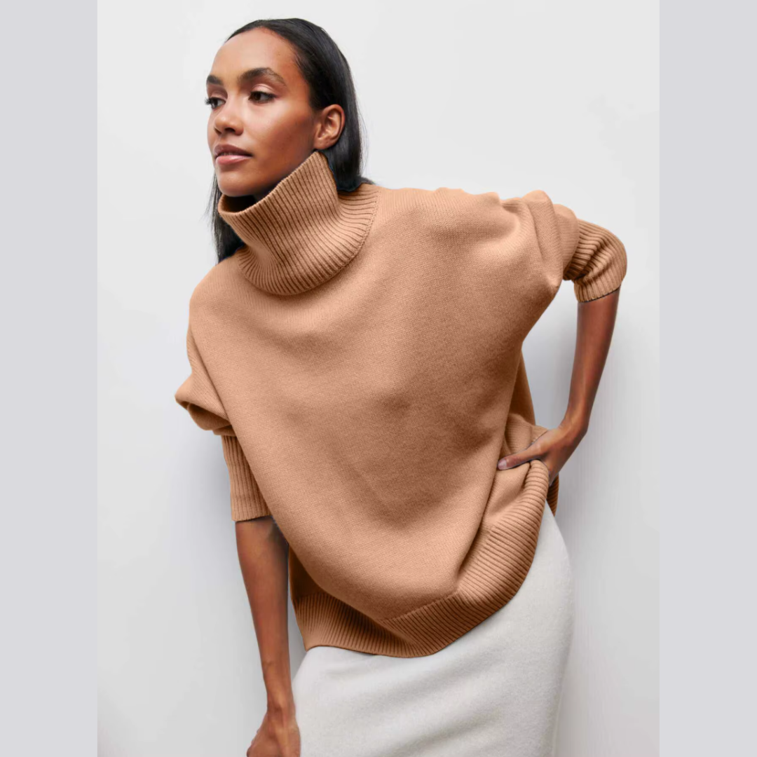 Lun højhalset sweater