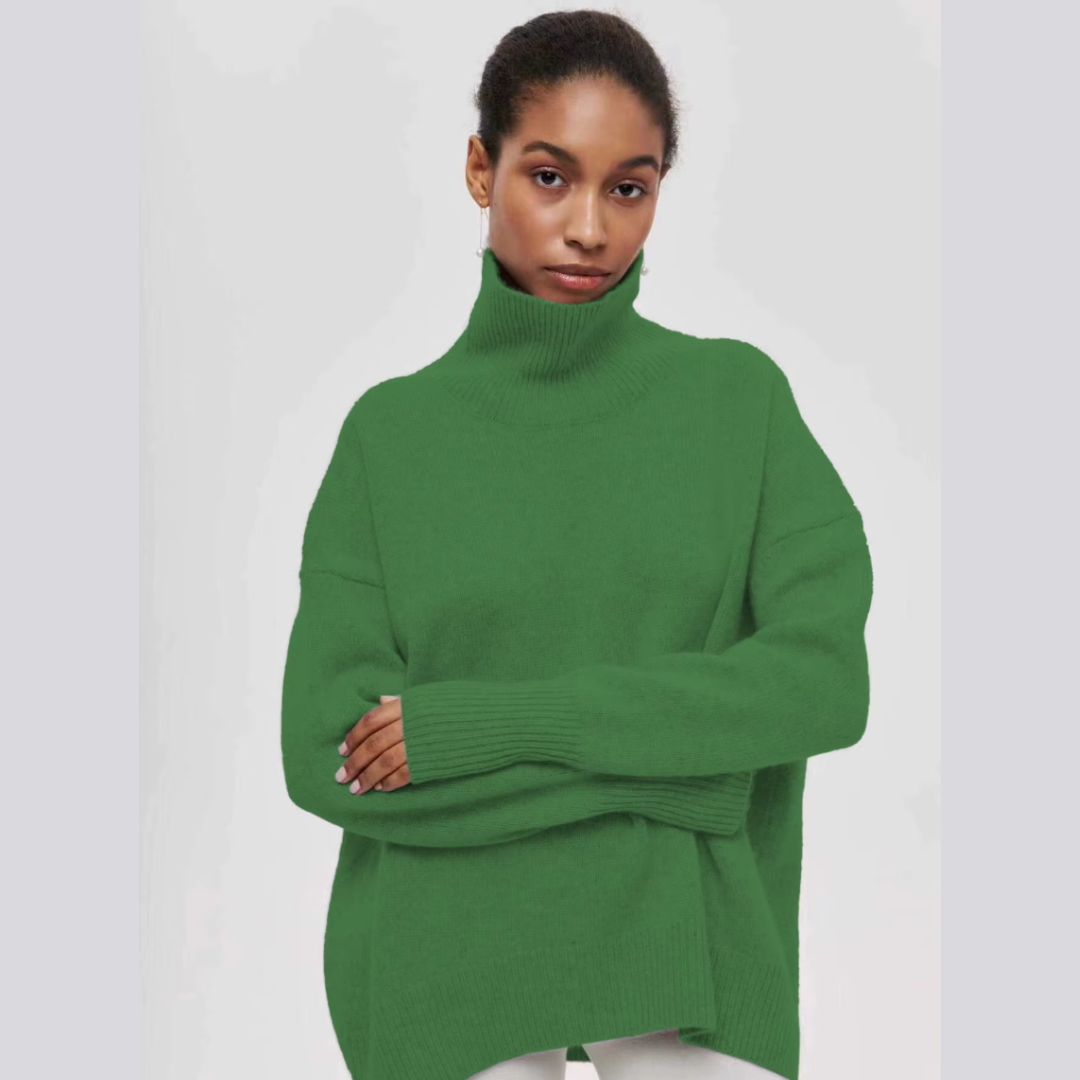 Lun højhalset sweater