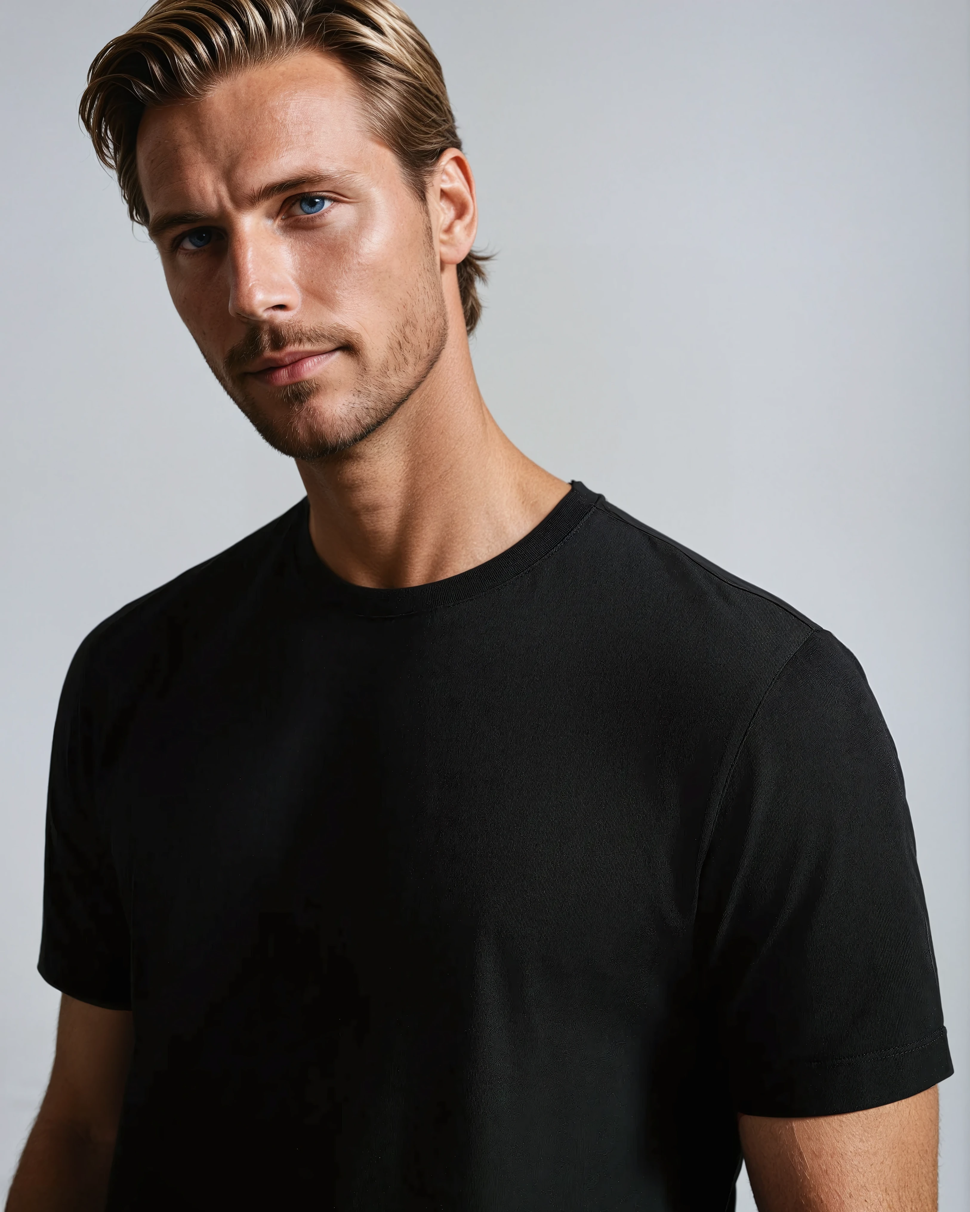 Signature Supima T-shirt – Profond Sort