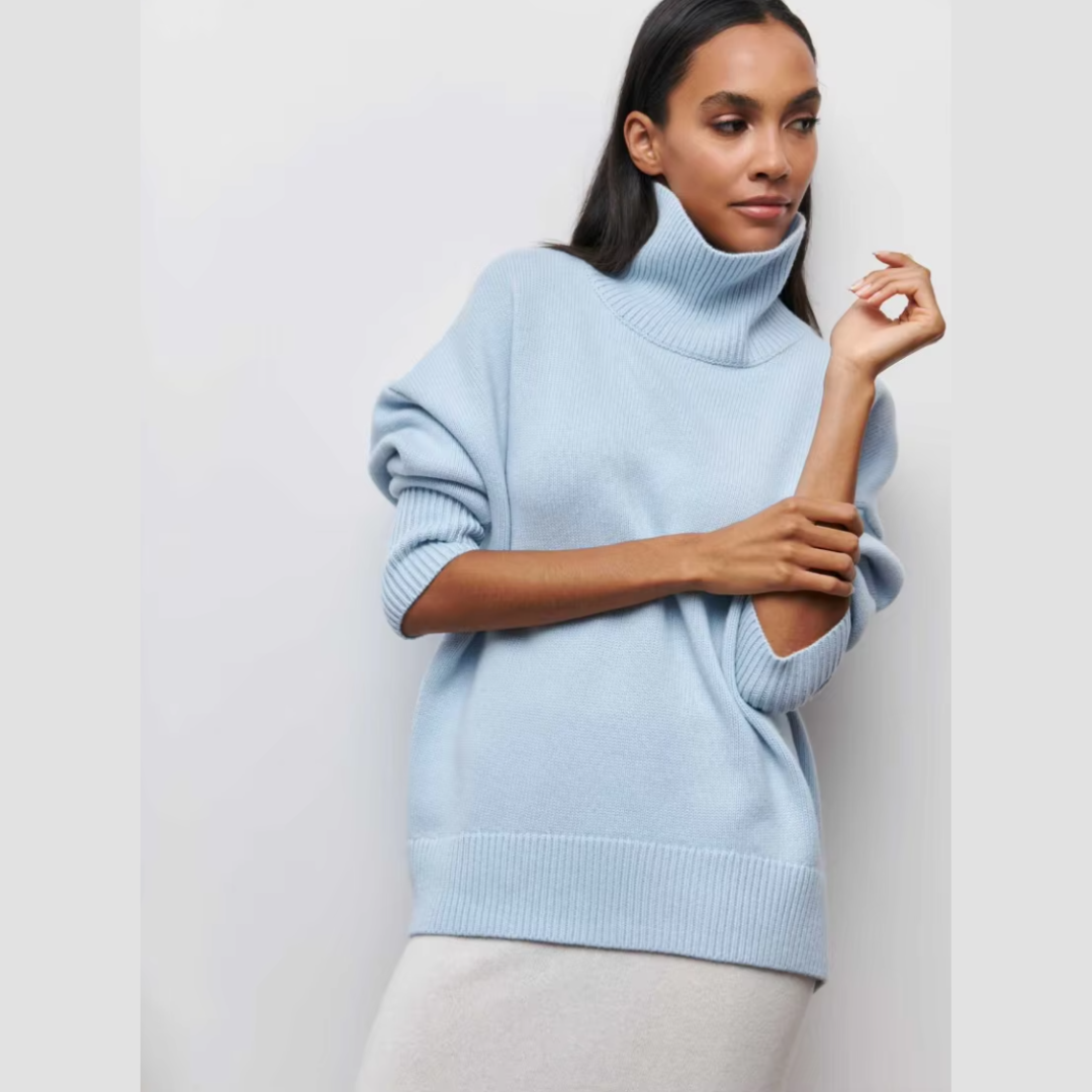 Lun højhalset sweater