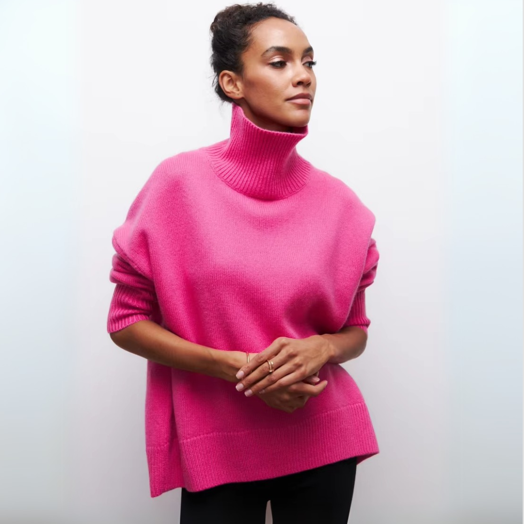 Lun højhalset sweater
