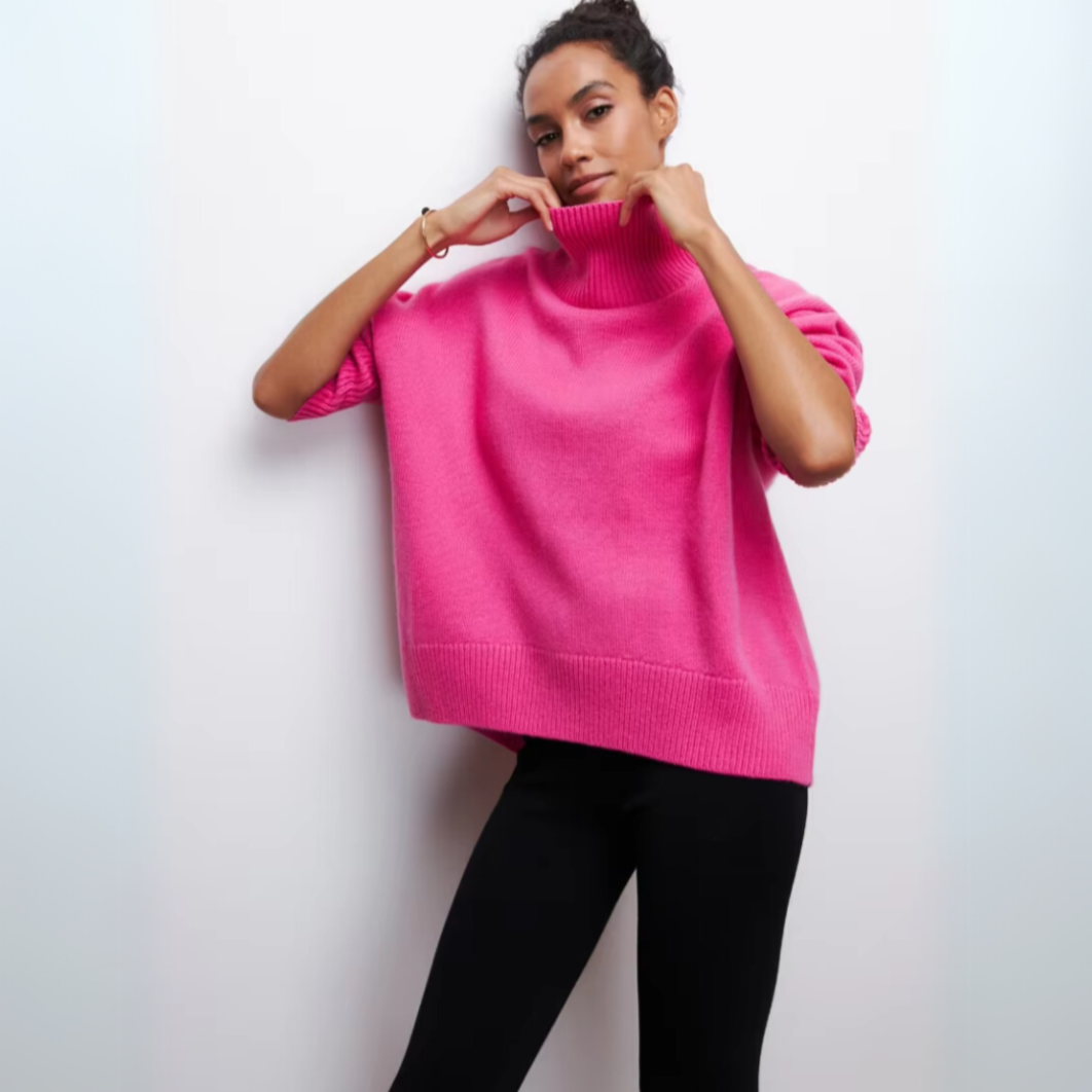 Lun højhalset sweater