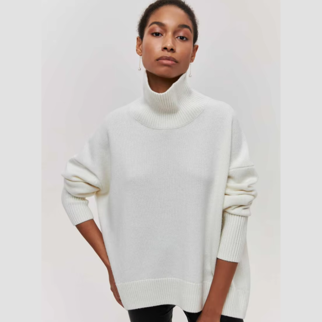 Lun højhalset sweater