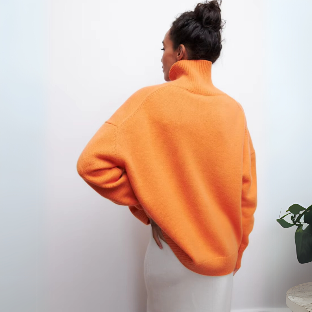 Lun højhalset sweater