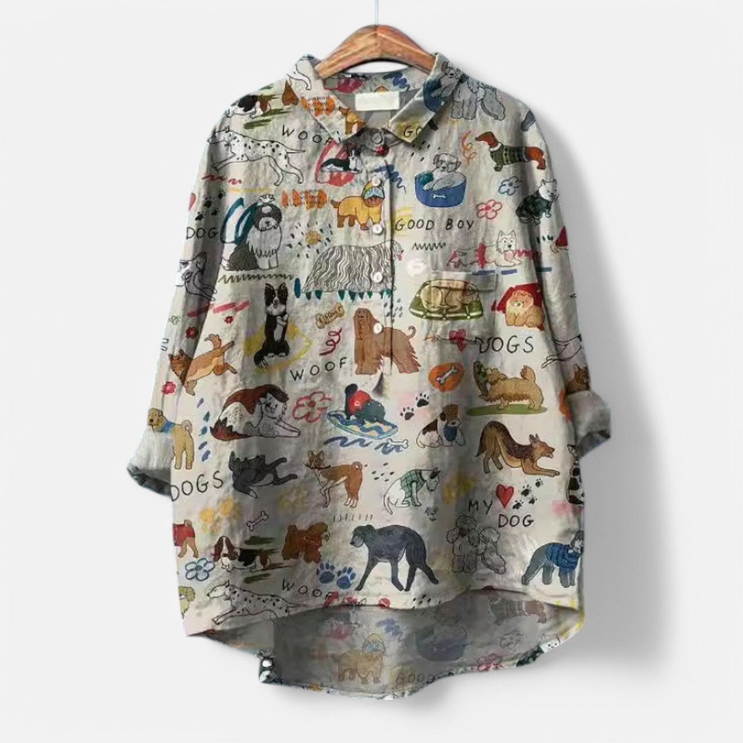 Elegant kunstbluse – føl dig fortryllet