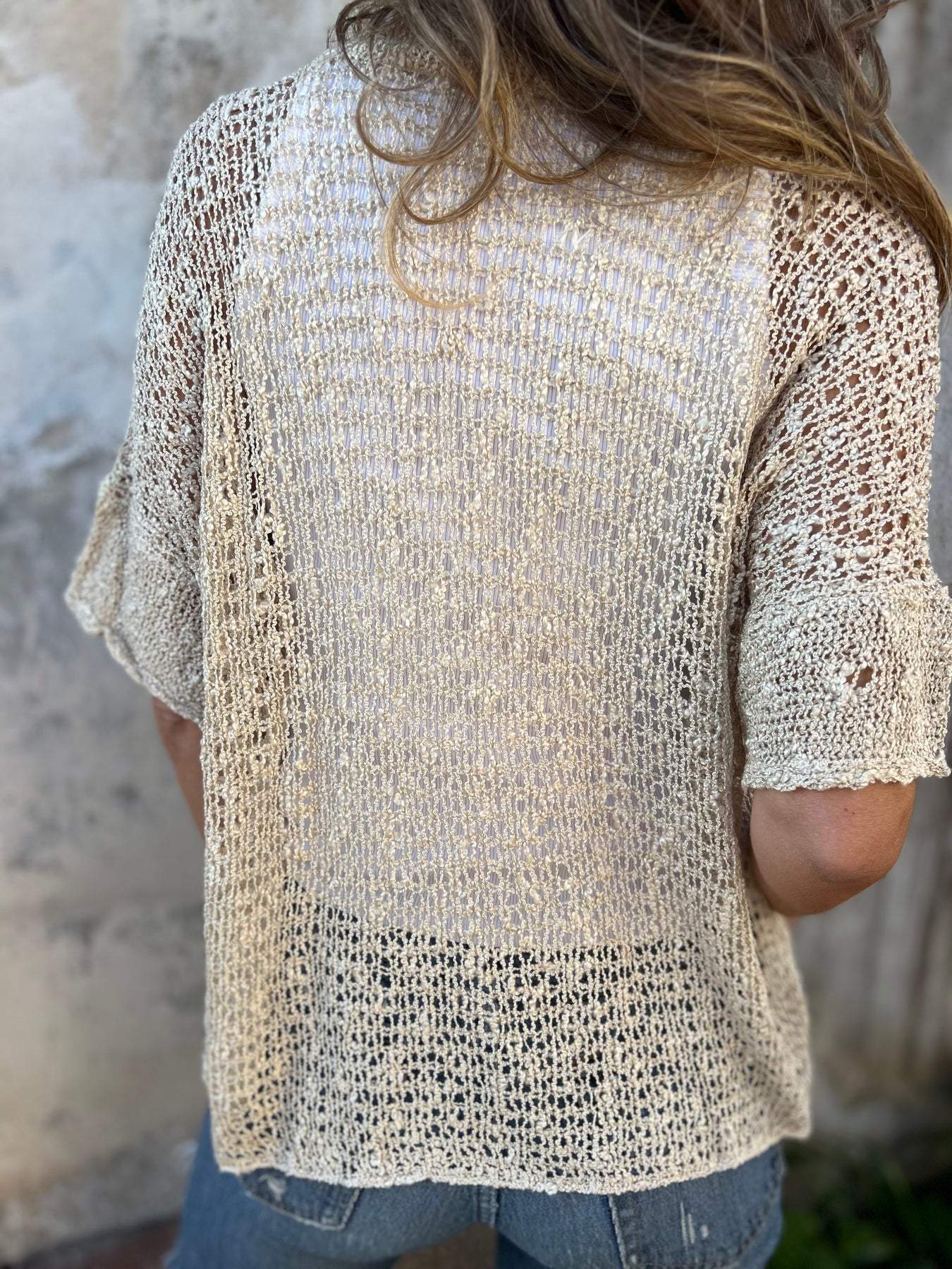 Elegant Struktureret Top