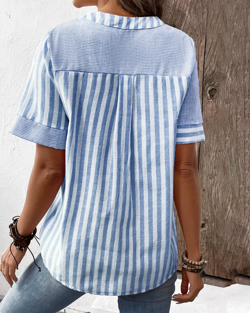 Chic Forårsbluse