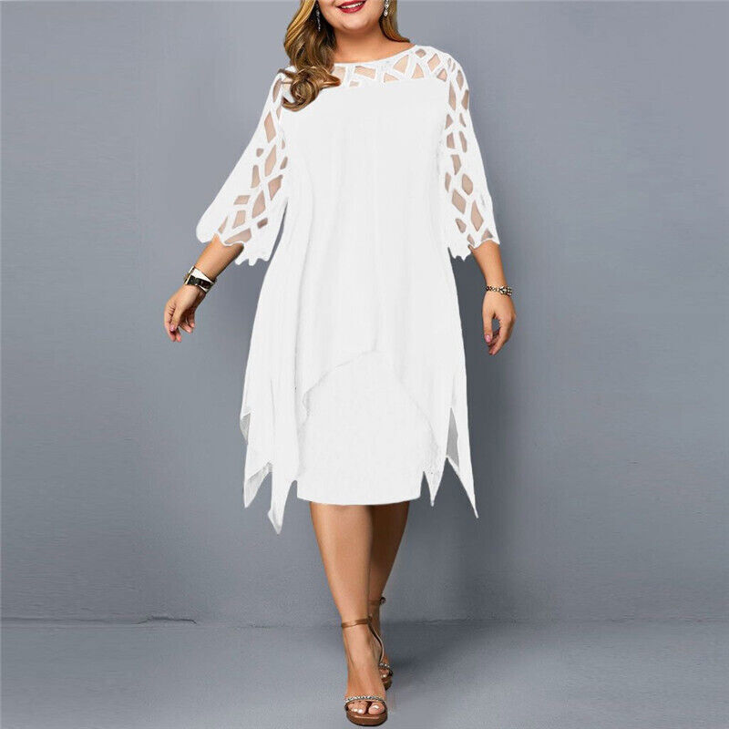 Elegant Oversize Midikjole