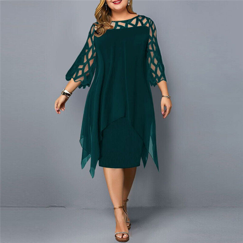 Elegant Oversize Midikjole