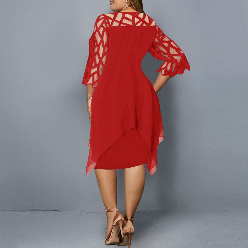 Elegant Oversize Midikjole