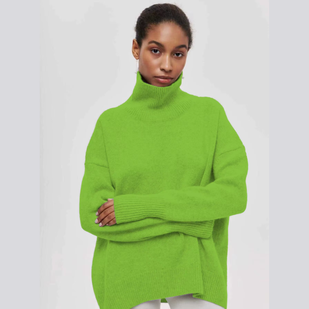 Lun højhalset sweater