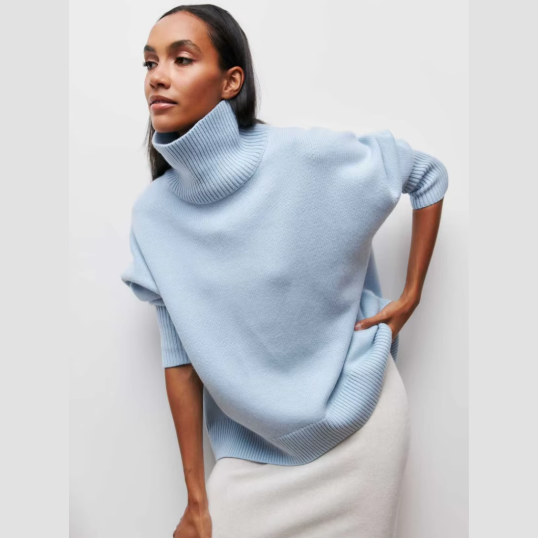 Lun højhalset sweater