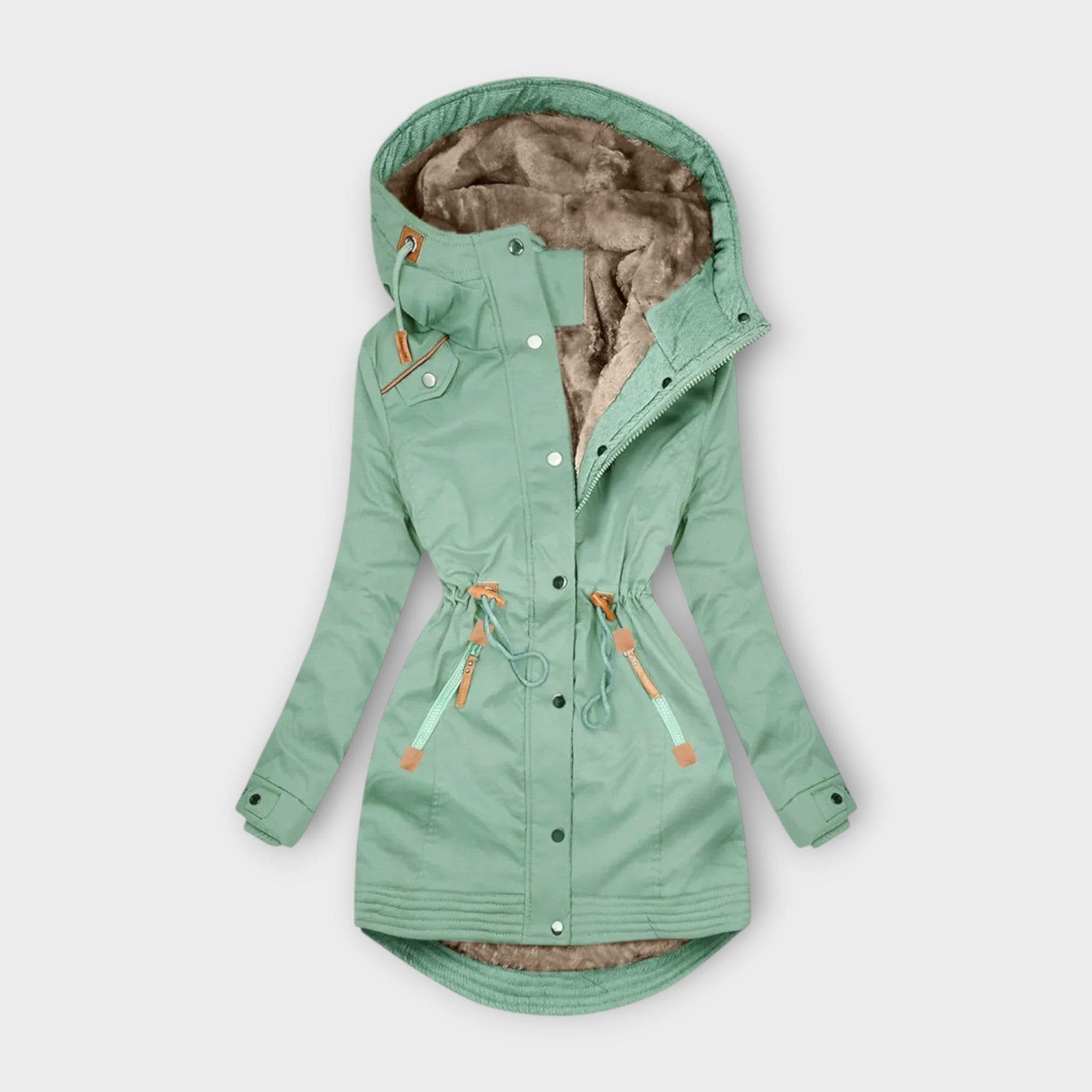 Hyggelig jakke i shearling