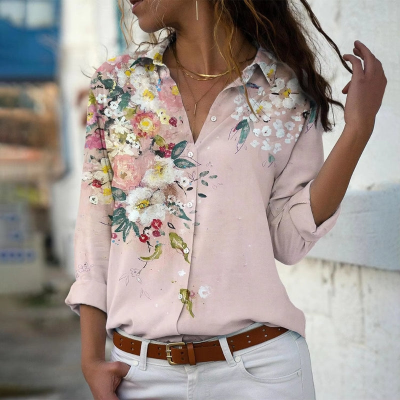 Elegant og trendy kunstbluse
