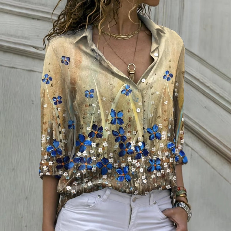 Elegant og trendy kunstbluse