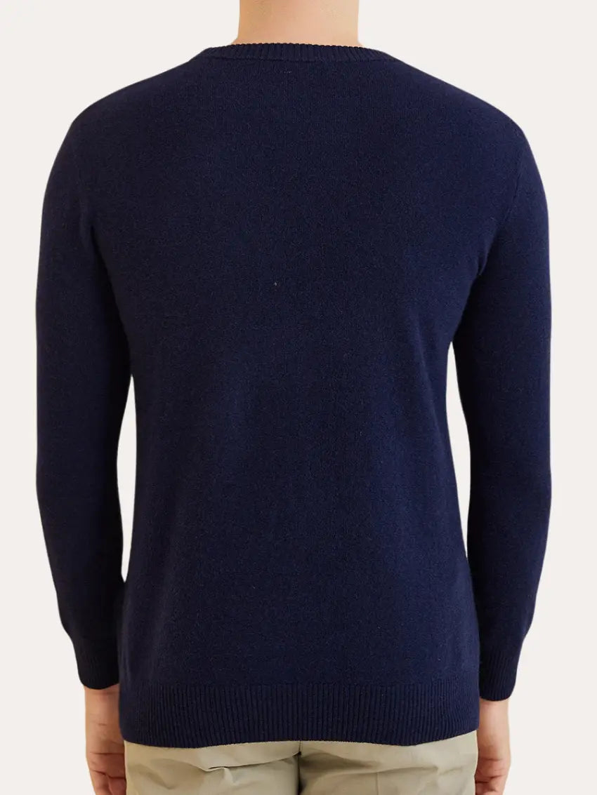 Signatur Cashmere Sweater - Marineblå