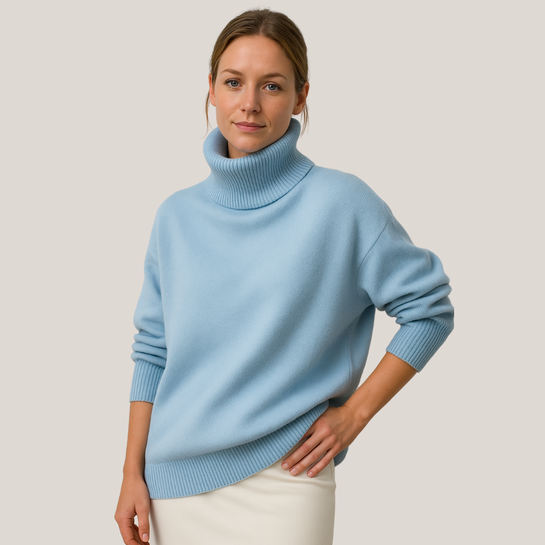 Lun højhalset sweater