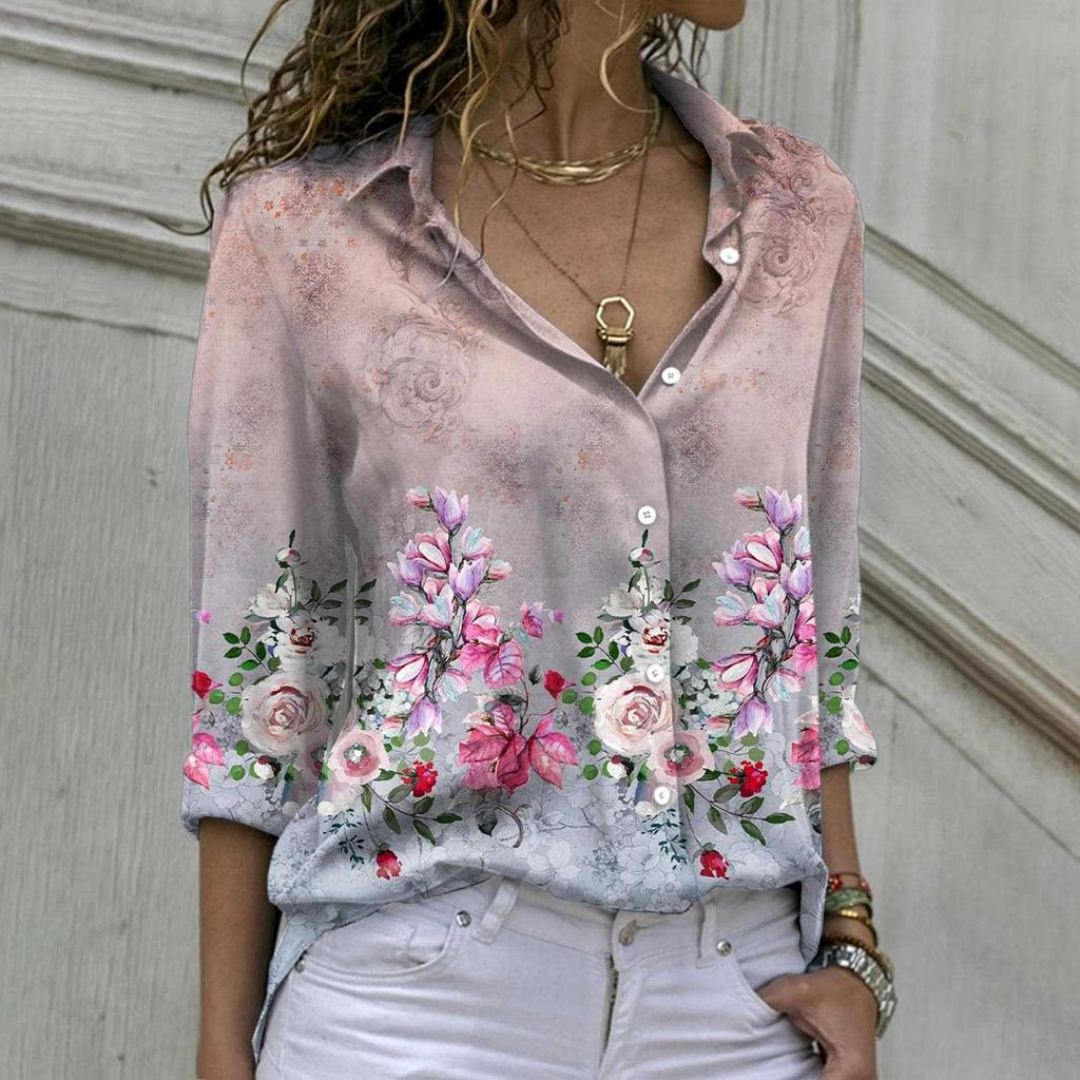 Elegant og trendy kunstbluse