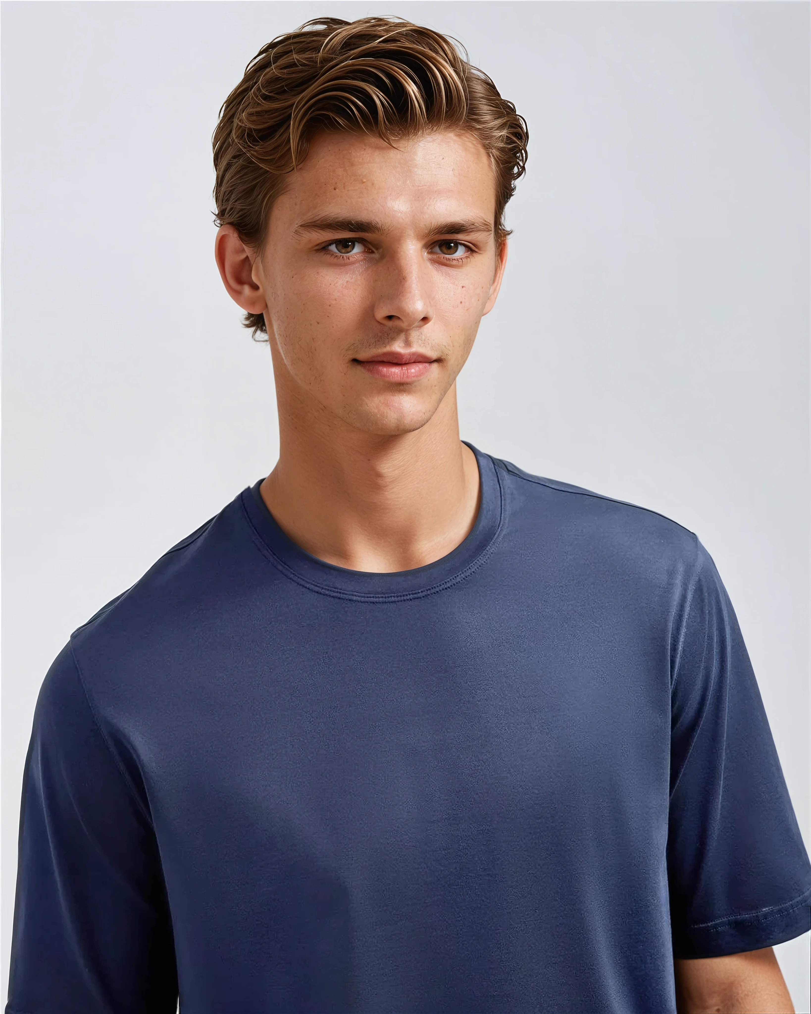 Signature Supima T-shirt – Intens Blå