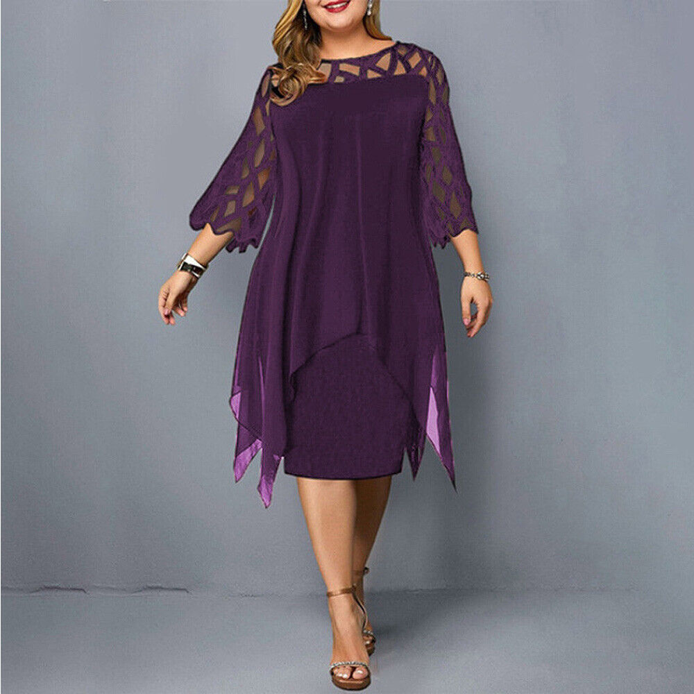 Elegant Oversize Midikjole